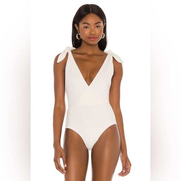 SNDYS Revolve Karla Bodysuit, White, Size XS - Picture 5 of 11